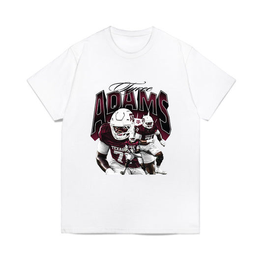 Texas A&M - NCAA Football : Tyree Adams - Collage Comfort Colors T-Shirt-0