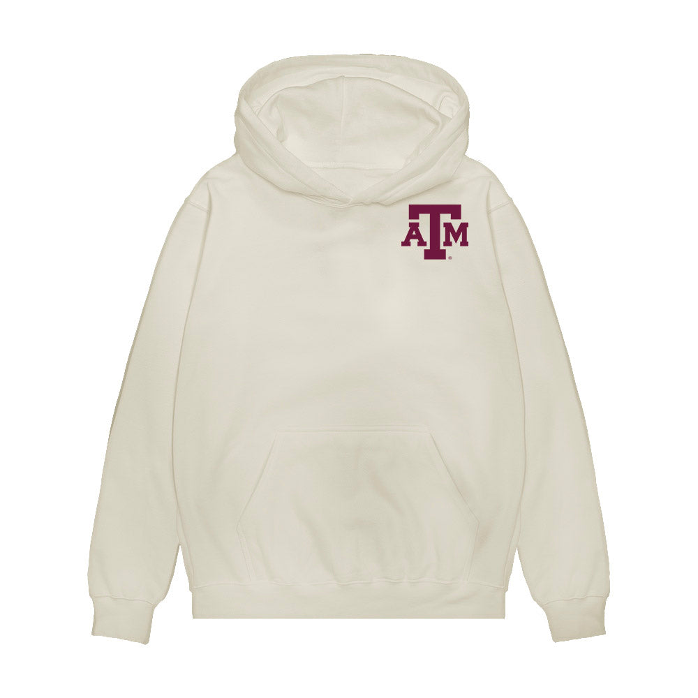 Texas A&M - NCAA Football : Ryan Henderson - Collage Premium Hooded Sweatshirt-0