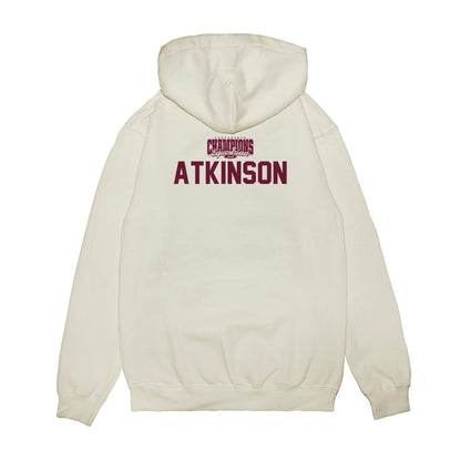 Texas A&M - NCAA Equestrian : McKinney Atkinson - Conference Champions Premium Hooded Sweatshirt-1