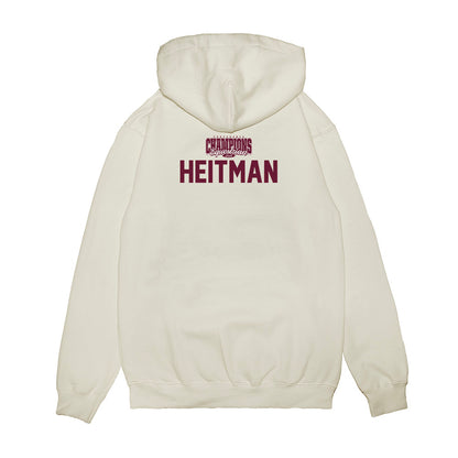 Texas A&M - NCAA Equestrian : Kaylynn Heitman - Conference Champions Premium Hooded Sweatshirt-1