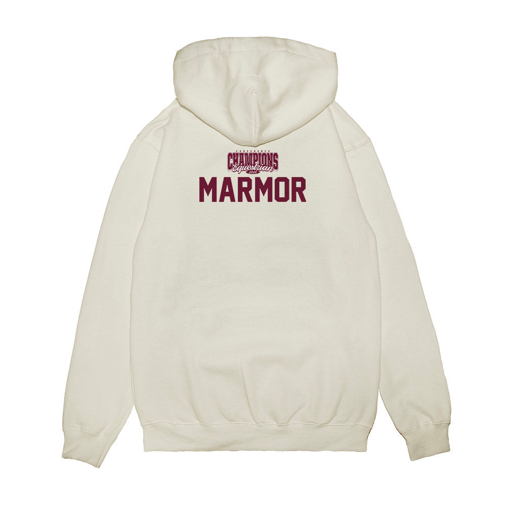 Texas A&M - NCAA Equestrian : Elizabeth Marmor - Conference Champions Premium Hooded Sweatshirt-1
