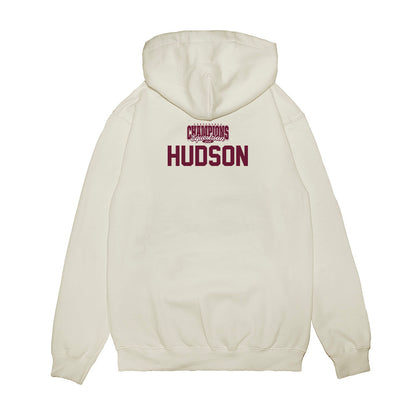Texas A&M - NCAA Equestrian : Brooke Hudson - Conference Champions Premium Hooded Sweatshirt-1