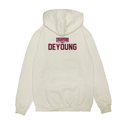 Texas A&M - NCAA Equestrian : Avery Deyoung - Conference Champions Premium Hooded Sweatshirt-1