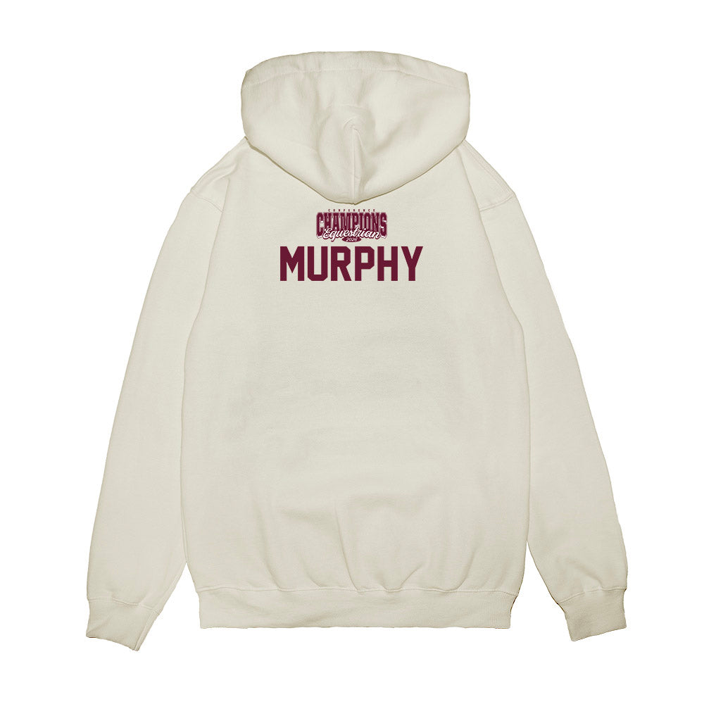 Texas A&M - NCAA Equestrian : Kacey Murphy - Conference Champions Premium Hooded Sweatshirt-1
