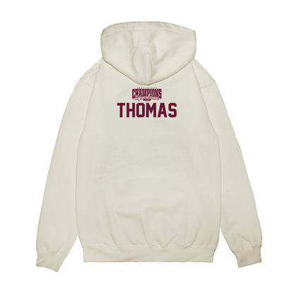 Texas A&M - NCAA Equestrian : Logan Thomas - Conference Champions Premium Hooded Sweatshirt-1