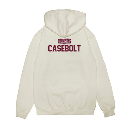 Texas A&M - NCAA Equestrian : Gracie Casebolt - Conference Champions Premium Hooded Sweatshirt-1