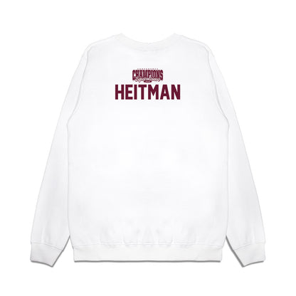 Texas A&M - NCAA Equestrian : Kaylynn Heitman - Conference Champions Premium Crewneck Sweatshirt-1