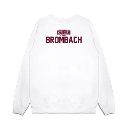Texas A&M - NCAA Equestrian : McKayla Brombach - Conference Champions Premium Crewneck Sweatshirt-1