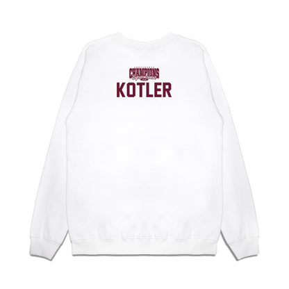 Texas A&M - NCAA Equestrian : Anna Kotler - Conference Champions Premium Crewneck Sweatshirt-1