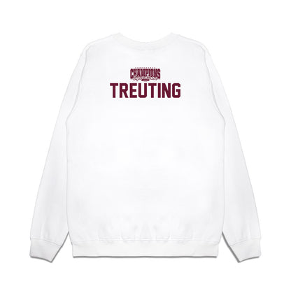 Texas A&M - NCAA Equestrian : Alida Treuting - Conference Champions Premium Crewneck Sweatshirt-1