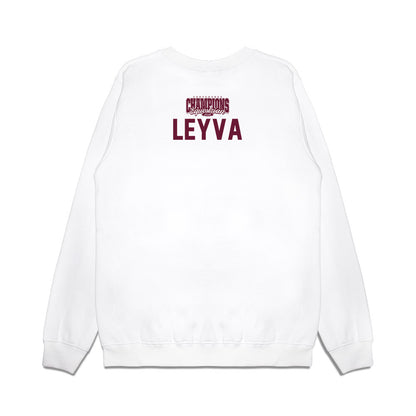 Texas A&M - NCAA Equestrian : Aubree Leyva - Conference Champions Premium Crewneck Sweatshirt-1