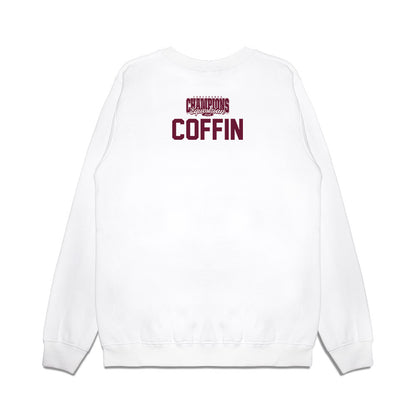 Texas A&M - NCAA Equestrian : Natalie Coffin - Conference Champions Premium Crewneck Sweatshirt-1