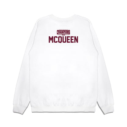 Texas A&M - NCAA Equestrian : Moriah McQueen - Conference Champions Premium Crewneck Sweatshirt-1