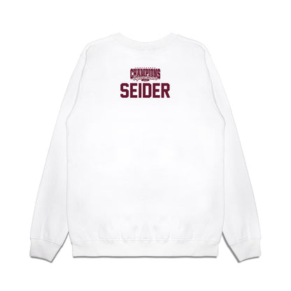 Texas A&M - NCAA Equestrian : Lila Seider - Conference Champions Premium Crewneck Sweatshirt-1