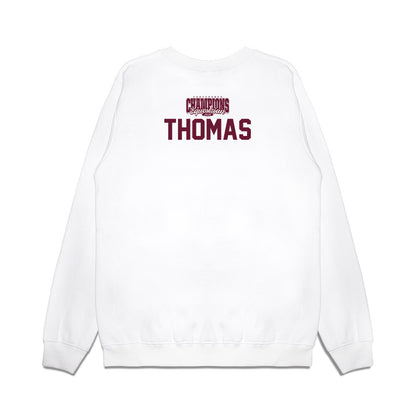 Texas A&M - NCAA Equestrian : Logan Thomas - Conference Champions Premium Crewneck Sweatshirt-1