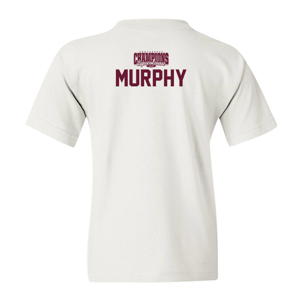 Texas A&M - NCAA Equestrian : Kacey Murphy - Conference Champions Youth T-Shirt-1