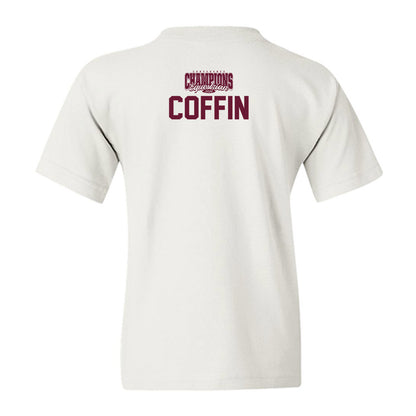 Texas A&M - NCAA Equestrian : Natalie Coffin - Conference Champions Youth T-Shirt-1