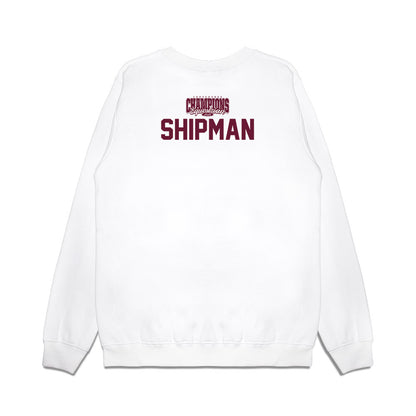 Texas A&M - NCAA Equestrian : Grace Shipman - Conference Champions Premium Crewneck Sweatshirt-1