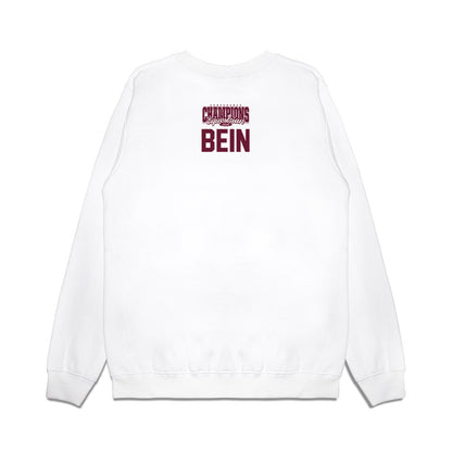Texas A&M - NCAA Equestrian : Mckenna Bein - Conference Champions Premium Crewneck Sweatshirt-1