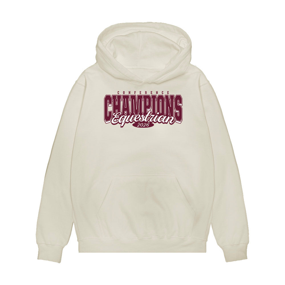 Texas A&M - NCAA Equestrian : Gracie Casebolt - Conference Champions Premium Hooded Sweatshirt-0