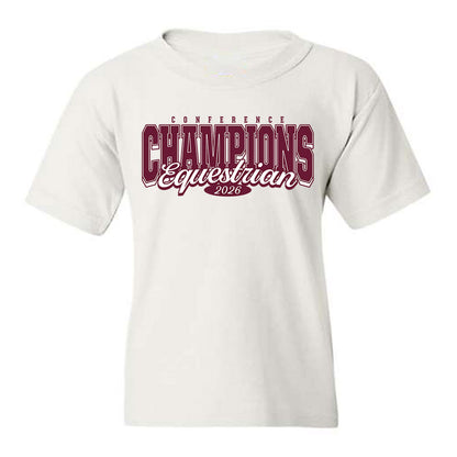 Texas A&M - NCAA Equestrian : Elizabeth Marmor - Conference Champions Youth T-Shirt-0