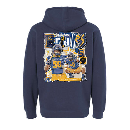Kent State - NCAA Football : Eckley Bridges - Collage Hooded Pullover Sweatshirt-1