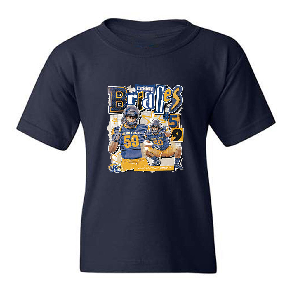 Kent State - NCAA Football : Eckley Bridges - Collage Youth T-Shirt-0