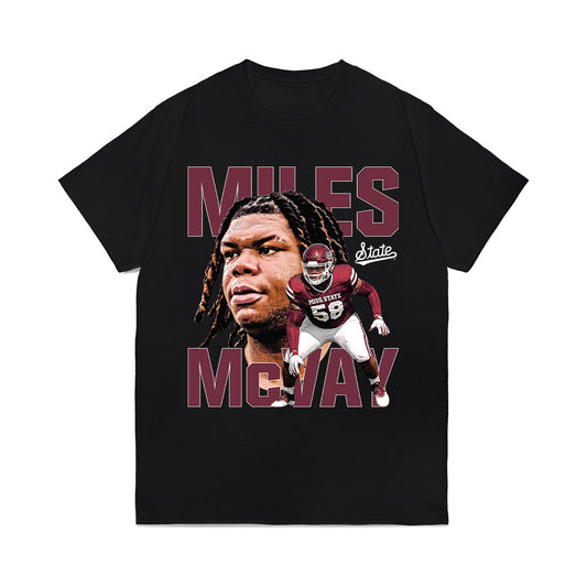 Mississippi State - NCAA Football : Miles Mcvay - Collage Comfort Colors T-Shirt-0
