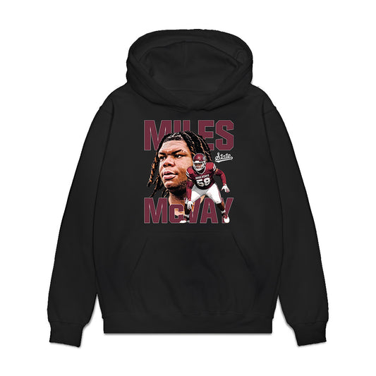 Mississippi State - NCAA Football : Miles Mcvay - Collage Premium Hooded Sweatshirt-0