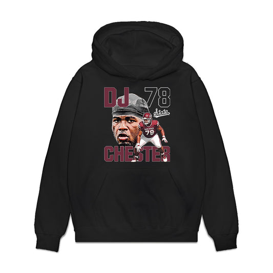 Mississippi State - NCAA Football : Dj Chester - Collage Premium Hooded Sweatshirt-0