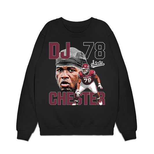 Mississippi State - NCAA Football : Dj Chester - Collage Premium Crewneck Sweatshirt-0