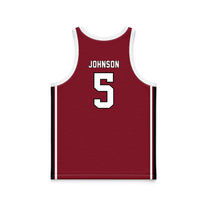 South Carolina - NCAA Women's Basketball : Tessa Johnson - Maroon Basketball Jersey-1
