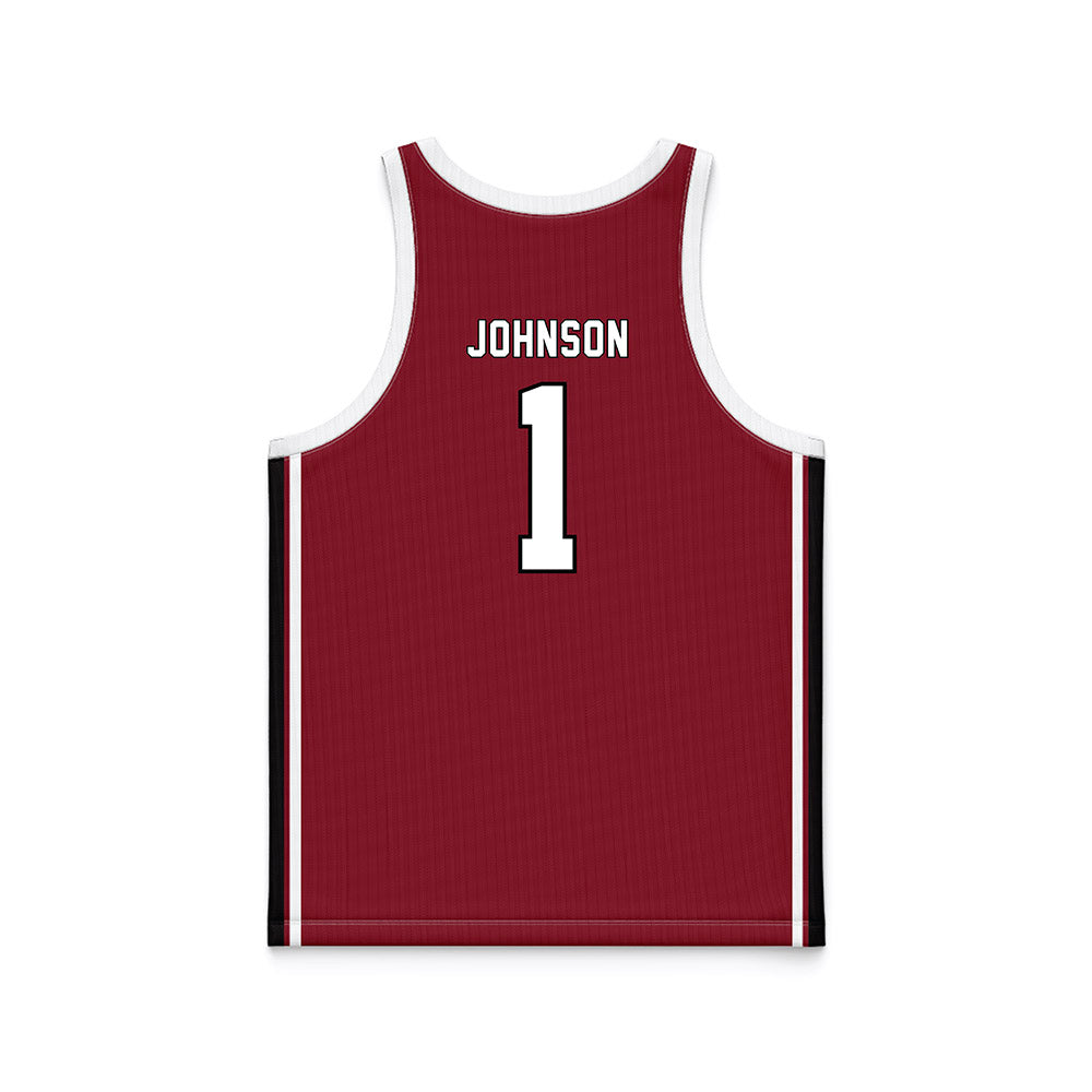 South Carolina - NCAA Women's Basketball : Carol Johnson - Maroon Basketball Jersey-1