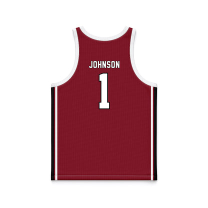 South Carolina - NCAA Women's Basketball : Carol Johnson - Maroon Basketball Jersey-1