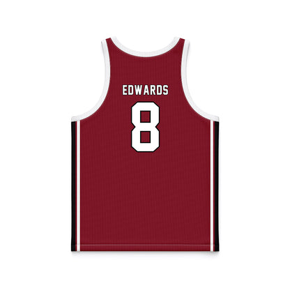 South Carolina - NCAA Women's Basketball : Joyce Edwards - Maroon Basketball Jersey-1