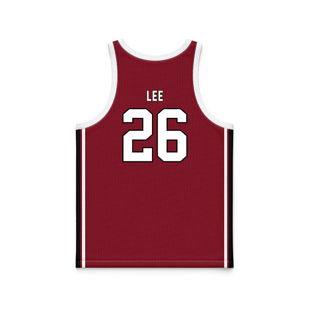 South Carolina - NCAA Women's Basketball : Jordan Lee - Maroon Basketball Jersey-1