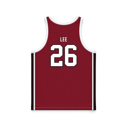 South Carolina - NCAA Women's Basketball : Jordan Lee - Maroon Basketball Jersey-1