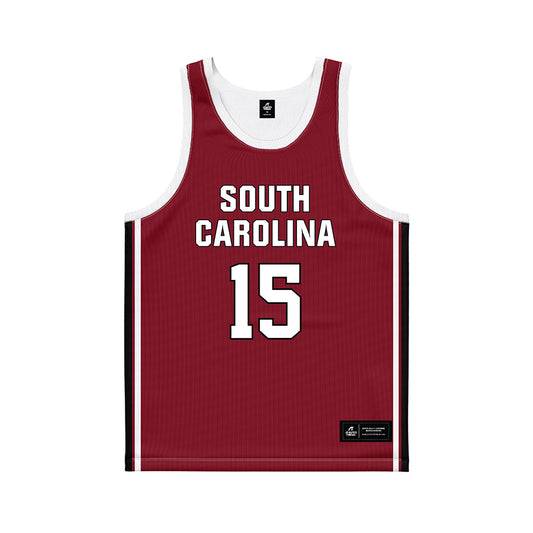 South Carolina - NCAA Women's Basketball : Adhel Tac - Maroon Basketball Jersey-0