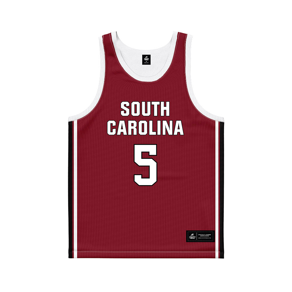 South Carolina - NCAA Women's Basketball : Tessa Johnson - Maroon Basketball Jersey-0