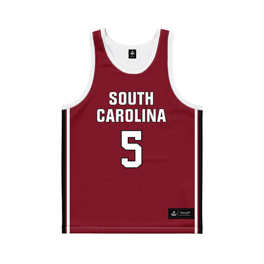 South Carolina - NCAA Women's Basketball : Tessa Johnson - Maroon Basketball Jersey-0