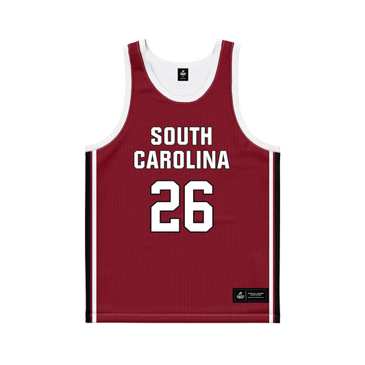 South Carolina - NCAA Women's Basketball : Jordan Lee - Maroon Basketball Jersey-0