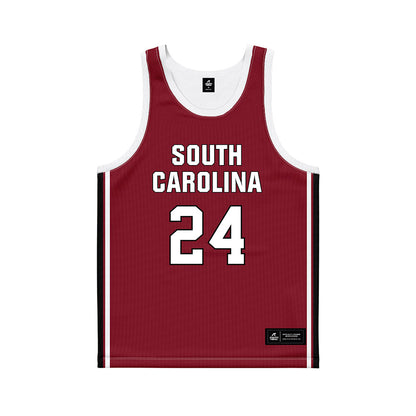 South Carolina - NCAA Women's Basketball : Ayla McDowell - Maroon Basketball Jersey-0