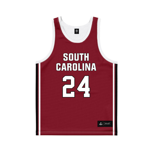 South Carolina - NCAA Women's Basketball : Ayla McDowell - Maroon Basketball Jersey-0