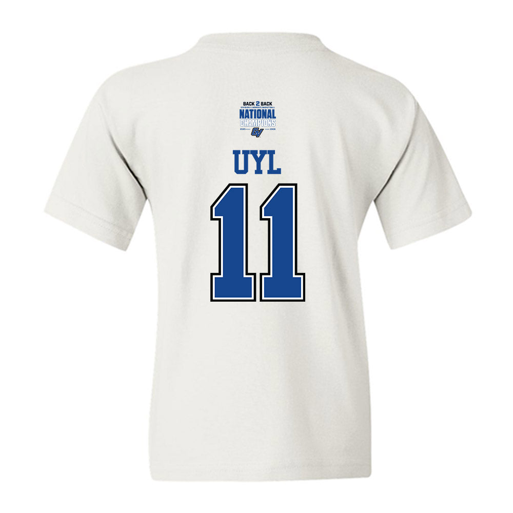 Grand Valley - NCAA Women's Basketball : Madi Uyl - DII Back to Back National Champions Youth T-Shirt-1
