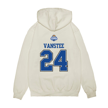 Grand Valley - NCAA Women's Basketball : Paige VanStee - 2026 DII Back to Back National Champions Premium Hooded Sweatshirt-1