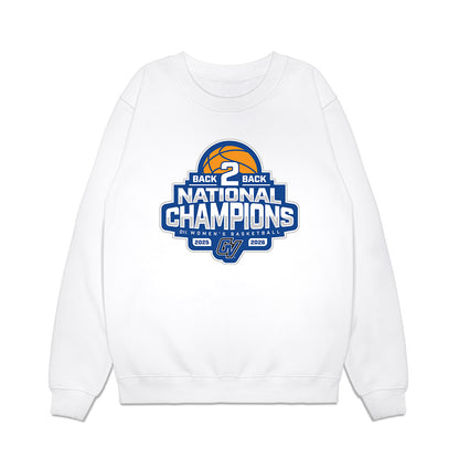 Grand Valley - NCAA Women's Basketball : Anayya Davis - 2026 DII Back to Back National Champions Premium Crewneck Sweatshirt-0