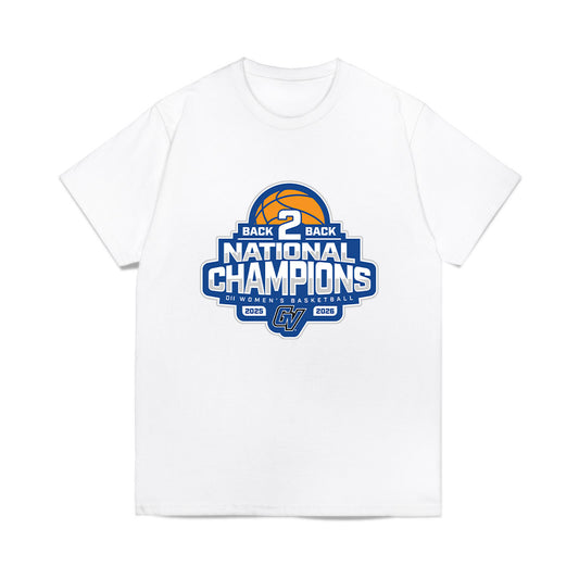 Grand Valley - NCAA Women's Basketball : Molly Anderson - 2026 DII Back to Back National Champions Comfort Colors T-Shirt-0