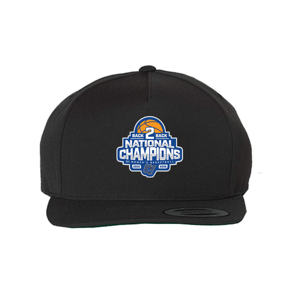 Grand Valley - NCAA Women's Basketball : 2026 Back to Back DII National Champions Snapback Hat-0