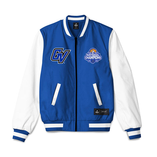 Grand Valley - NCAA Women's Basketball : Lexi Plitzuweit - 2026 Back to Back DII National Champions Bomber Jacket-0