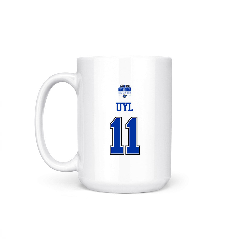 Grand Valley - NCAA Women's Basketball : Madi Uyl - 2026 DII National Champions Coffee Mug-1